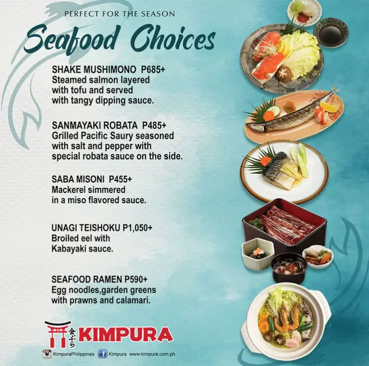 Kimpura Menu