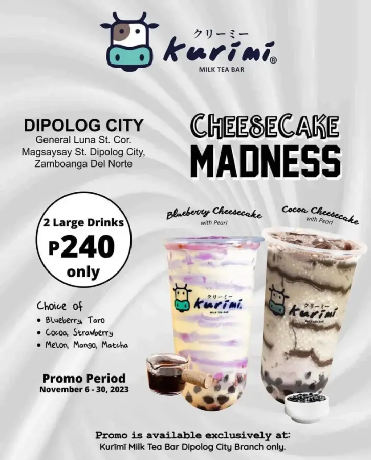 Kurimi Philippines Menu