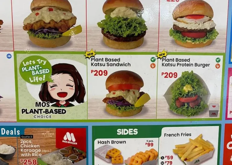 MOS Burger Menu