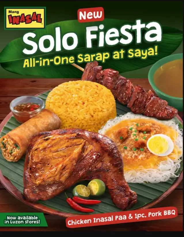 Mang Inasal Philippines Menu