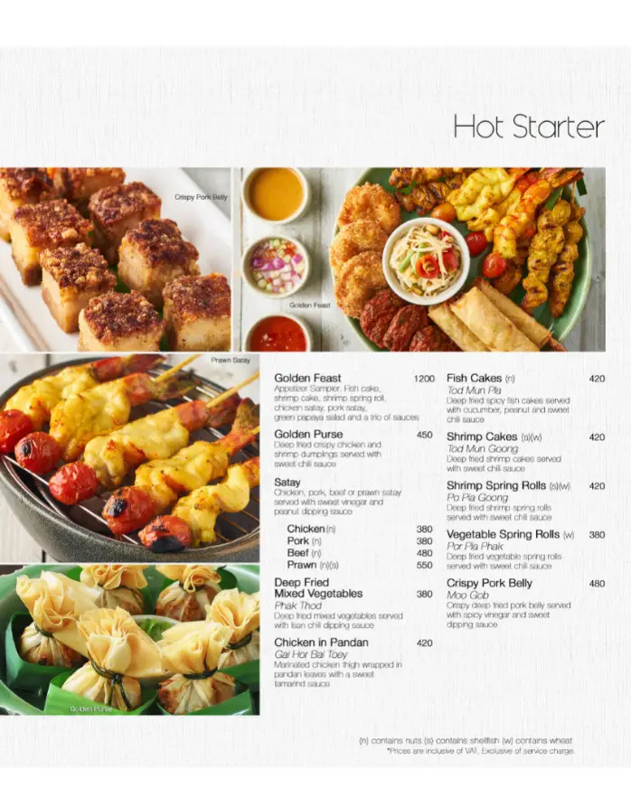 Mango Tree Menu