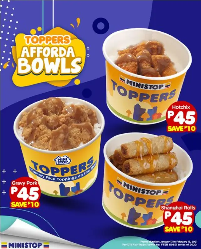 Ministop Menu