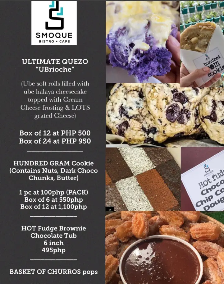 Smoque Philippines Menu