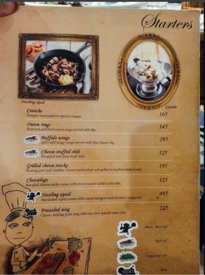 The Frazzled Cook Philippines Menu