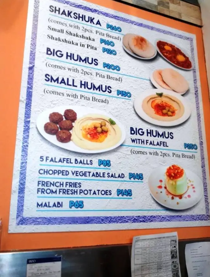 Beni’s Philippines Menu