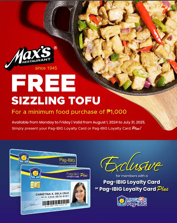 Max’s Philippines Menu